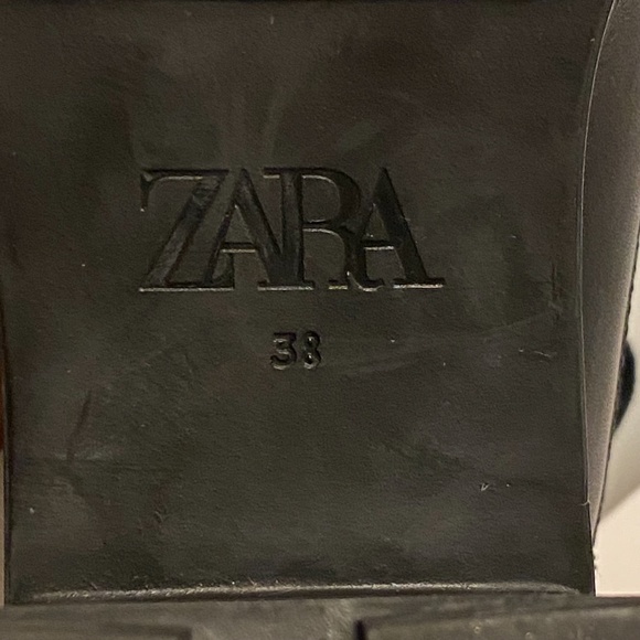 NEW Zara Combat Lace-Up Boots - Picture 7 of 7